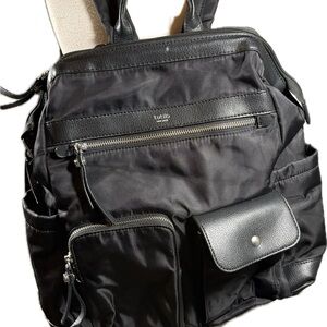 Tutilo Black Nylon Women's Backpack